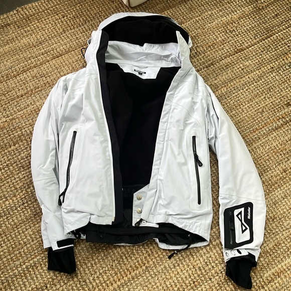 Matador White Black Waterproof Ski Snow Jacket - Picture 1 of 8